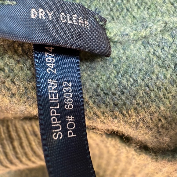 Ralph Lauren Men's 2XL Sweater Preppy V-neck Lambs Wool Pony green‎ Jumper EUC - Picture 11 of 13